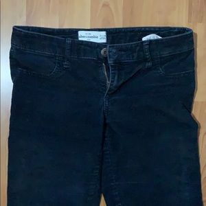 Abercrombie navy corduroy jeans size:16